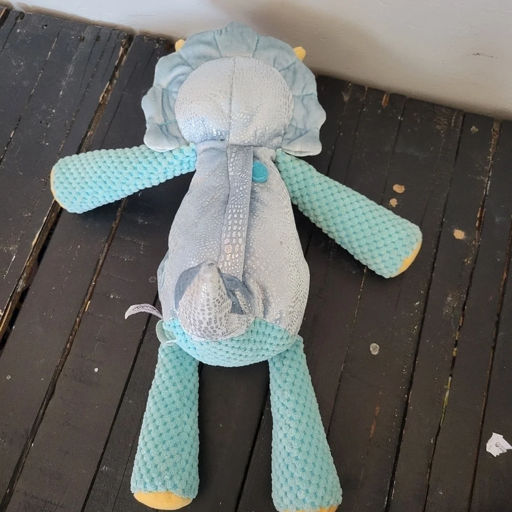 Scentsy Buddy Blue Dinosaur Terra Triceratops Plush Animal Lovie Scented